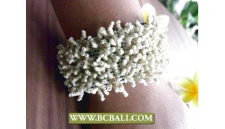 Grass Beads Multi Seeds Streched Bracelets